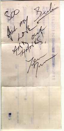 terri nunn autograph