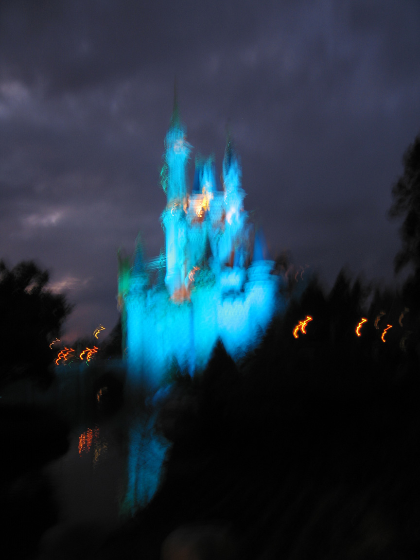 Disney World at night!