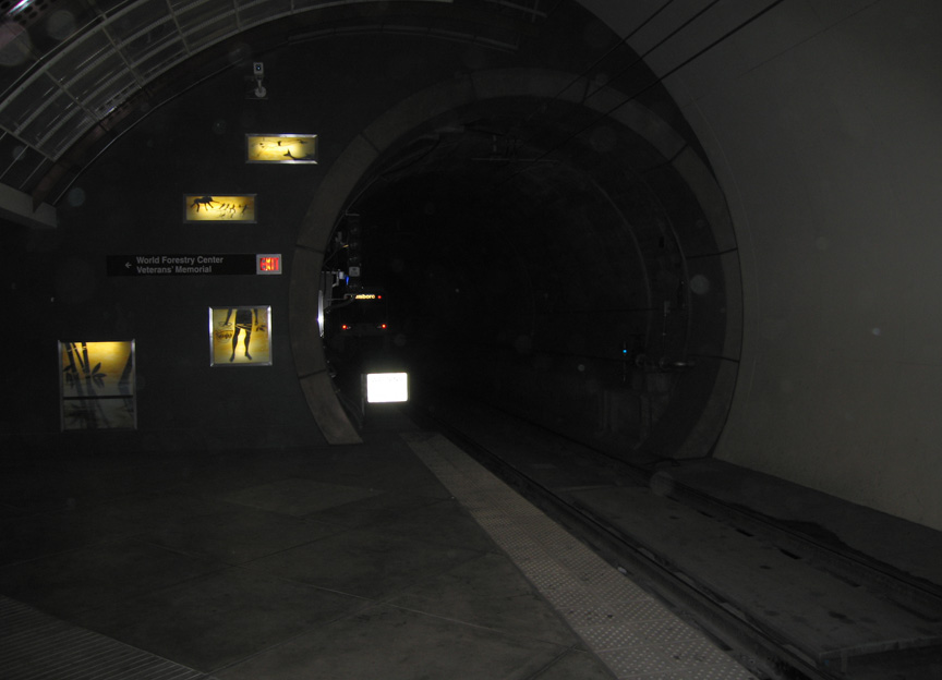 Subway tunnel near the Portland Zoo!