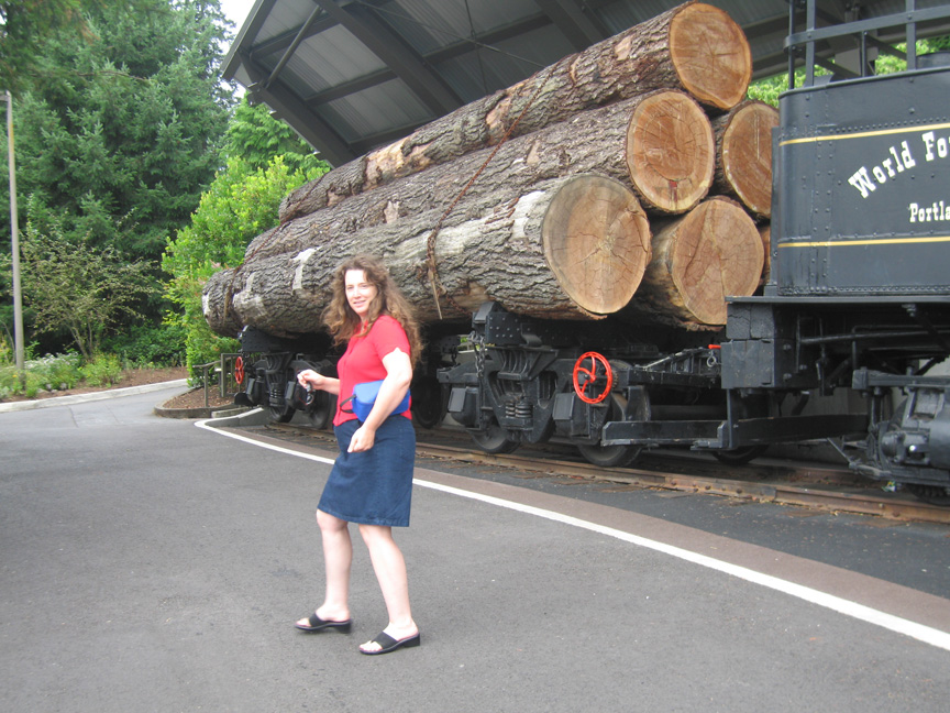 Lumber bigger than Maggie!
