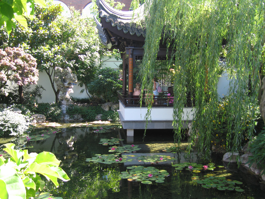The Portland Classical Chinese Garden has a cool pond!