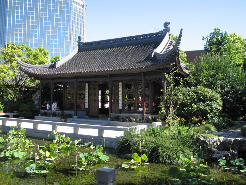 The Portland Classical Chinese Garden has a cool pond!