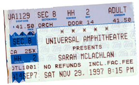 Sarah ticket