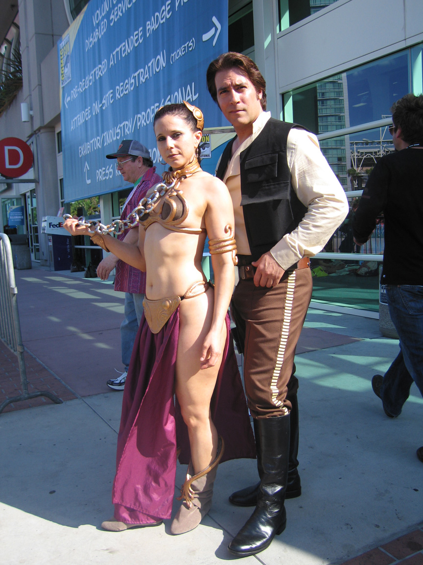 Princess Leia and Han Solo!